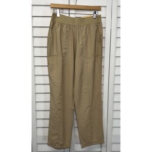 Style & Co. Mid Rise Pull On Ankle Straight Pants Size Small Khaki NWT